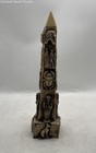 Rare Egyptian Pharaonic Obelisk Statue Unique Hieroglyphic Patterns On All Sides