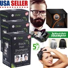 10-50pcs Dexe Black Hair Shampoo Natural Instant 5-min Hair Color Dye For Unisex