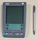 Working Vintage Palm Iii 3com Pda W  Stylus  Cd  Hotsync Cradle   Targus Case