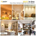 12 Pack Ensenior 3 Inch Led Recessed Ceiling Light 5cct 500lm 6w 120v