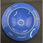 Vintage Tobacciana Breweriana Ceramic Ashtray Take Courage  bitter Beer  1960s
