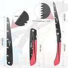 Folding Camping Saw 10 Inch     Sk9 High-carbon Steel Teflon-coated Rust-resistant