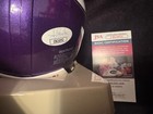 Alan Page Signed Autographed Minnesota Vikings Mini Helmet Hof Jsa Coa Purple