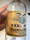 Antique Pre-prohibition Xxxx Rye Whiskey Bottle Terminal Wine Boston Ma Labeled