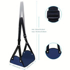 1pc Airplane Footrest Adjustable Strap Portable Travel Hammock Leg Rest