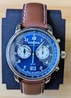 Zeppelin Blue Dial Chronograph Men s Watch Lz127 8684-3 Leather Band