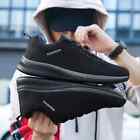 Men Running Walking Knit Shoes Fashion Casual Sneakers Breathable Sport Athletic