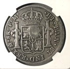  1797-1799  G b  George Iii Countermark Bank Dollar Of 5 Shillings Ngc Vf Detail