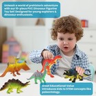 Dinosaur Toys For Kids 3-5  10 Pcs Realistic Jurassic Dinosaurs Figures With
