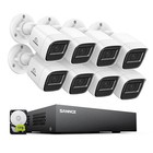 Sannce 8ch Dvr Hd 1080p Cctv Security Camera System Outdoor Human Detection 1tb