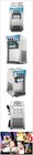 Commercial Frozen 3 Flavor Ice Cream Cones Machine Soft Ice Cream Machine Zi