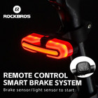 Rockbros Bike Smart Warning Tail Light Turn Signal Rear Taillight Remote Control