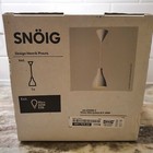 Ikea Snoig Hanging Pendant Lamp Light 17778 White 201 725 66