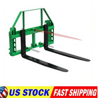 4000 Lbs Pallet Fork Frame W 48  Fork Blades Jd Tractors 49  Skid Steer Pallet
