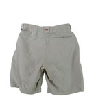 Simms Fishing Shorts Mens Medium Khaki Nylon Lightweight Quick Dry Outdoor 10682