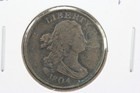 1804 Draped Bust Half Cent Pipe Smoking Liberty Graffiti Art Plain 4 With Stems