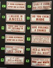 Hells Angels Vinyl Stickers    20 Styles    u Pick   3 Of Each Style Available Read