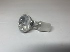 Vintage Large Clear Crystal Glass Multi Faceted Bottle Stopper