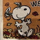 Peanuts Snoopy   Woodstock Welcome Doormat Coir 18x28 Fall Autumn New