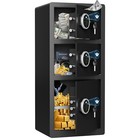8 0 Cub Extra Large Safe Box  3 Door Home Safe With Adjustable Shelf   Drop Slot