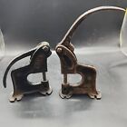  2  Vtg Rex  27 Leather Rivet Punch Press Eyelet Grommet Snap Cast Iron Tools
