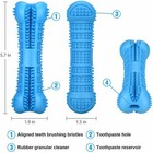 Dog Toothbrush Chew Toy Bone - Pet Dental Teeth Brushing Cleaner Stick Oral Care