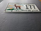 1996 Pope Co County Deer Festival Illinois License Plate 177 November 