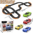 Slot Car Race Track Sets 4 High-speed Racing Car battery Or Electric Race Car  