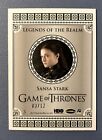 Sansa Stark 2024 Game Of Thrones Legends Of The Realm Case Topper Platinum  12