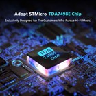 Fosi Audio Tda7498e Home Stereo Amplifier Hi-fi Class D Amp 2 Channel 160w X2