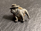 Two Vintage Mack Truck Bulldog Pins - Fireman s Helmut   Hat D55