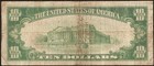 1929  10 Dollar Bill Brown Seal Bank Note Old Paper Money National Currency