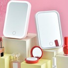 Portable Foldable Makeup Vanity Mirror - Rechargeable Led Lighted Beauty Mirror
