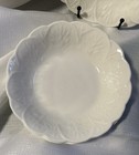 Coalport Countryware Wedgwood Cabbage Leaf Coupe Cereal Bowls White Set Of 3