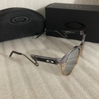 Oakley Hstn Metal Square Sunglasses Polarized Silver Lens New