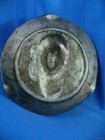 Vintage Indian Motorcycle Cast Aluminum Chief Ashtray Biker Cigarette Head 40s