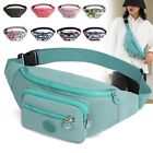 Men s Women s Waist Bum Bag Unisex Pack Holiday Travel Money Belt Pouch Wallet