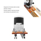 Fockety 2 In 1 Invisible Fastener Slotting Bracket  Woodworking Router Base     