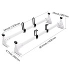 600 Lb Capacity Van Roof Ladder Rack Heavy Steel 54 2 Crossbars Straps
