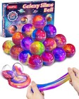 24 Pack Galaxy Slime Party Favors  Non-sticky  Stress Relief Treasure Box Toy   