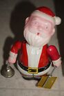 Vintage Trade Mark Japan Wind Up Tin Litho Santa Claus   Original Box -works