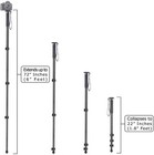 72  Portable Aluminum Alloy Camera Monopod With Phone Mount For Canon Nikon Sony