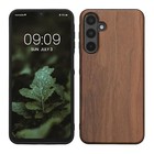  Real Wood Case Compatible With Samsung Galaxy A16 5g Case - Hard Dark Brown