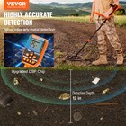 Vevor Waterproof Metal Detector Professional Rechargeable Gold Detector 12  Coil