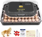 56 70 Egg Incubator For Hatching W  Automatic Egg Turning Built-in Led Candler