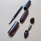 Titanium Damascus carbon Fiber Ball Point Pen Ballpoint Broken Window Tool Pen