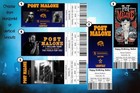 Concert Ticket Stub - Custom Made To Order - Physical Ticket Printed Souvenir