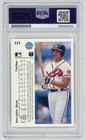 Dave Justice Atl  Braves Signed 1990 Ud Upper Deck Rookie Card  711 Psa Auto 822