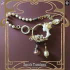 Luxury Jewelry Gothic Art Deco Nouveau Necklace Pendant Princess Beads Pearl Bib