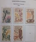 Czechoslovakia- 1961  - Lot Of Stamps  On Album Page - Used